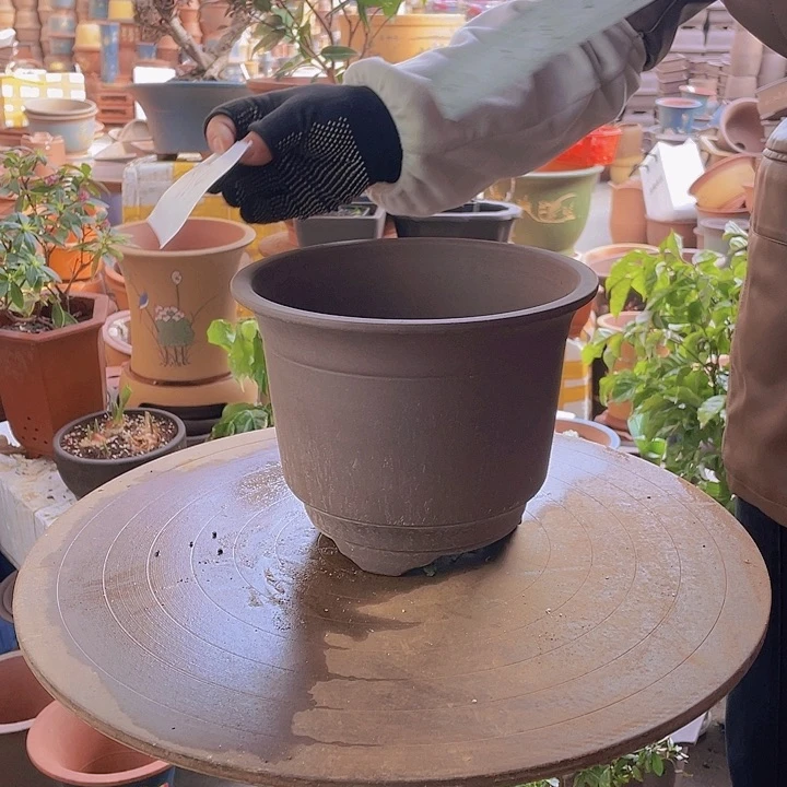 紫砂宜兴紫砂花盆354