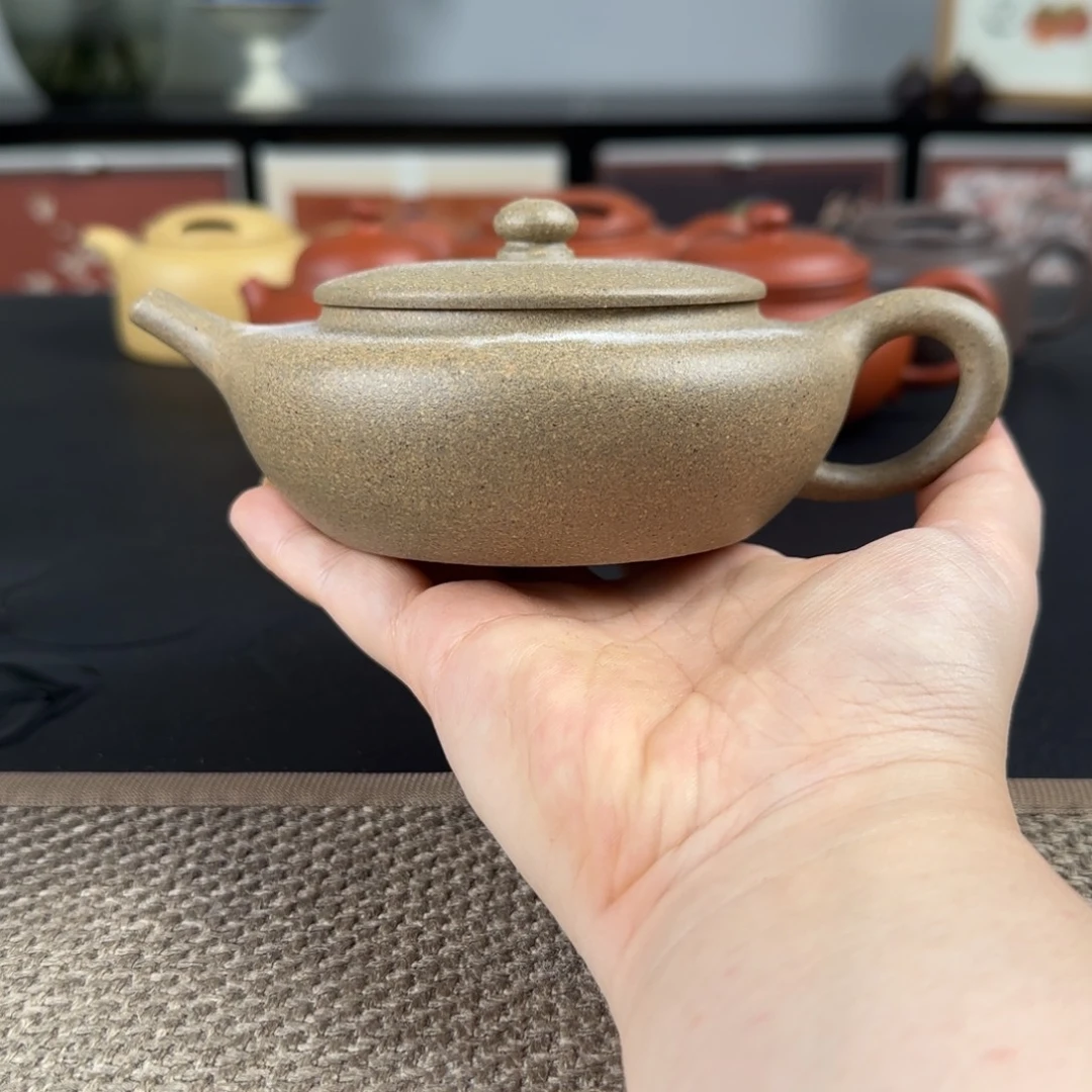 茶壶紫砂微瑕扁辰