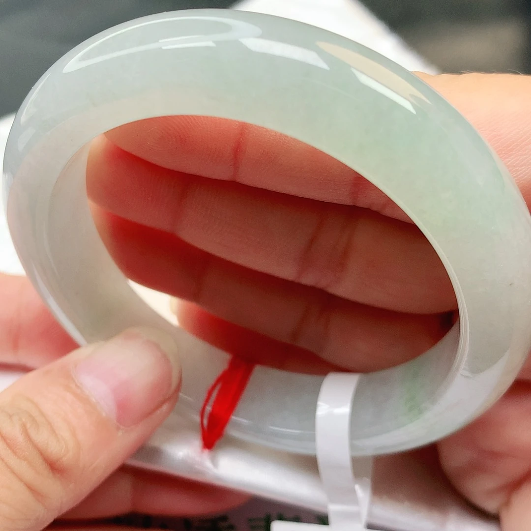 未镶嵌手镯翡翠缅甸纯天然A货冰胶感170号