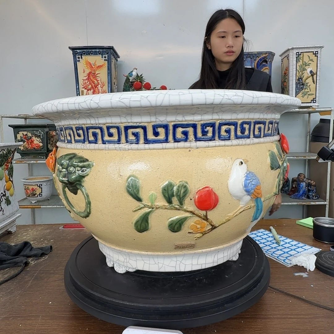 青***林内口38.5内深27石湾盆