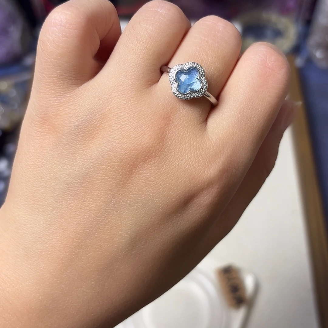 风***信未镶嵌手链水晶763号四叶草戒指