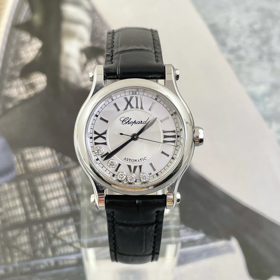 99新 Chopard/萧邦 单表 30mm 278573-3001 精钢 快乐钻