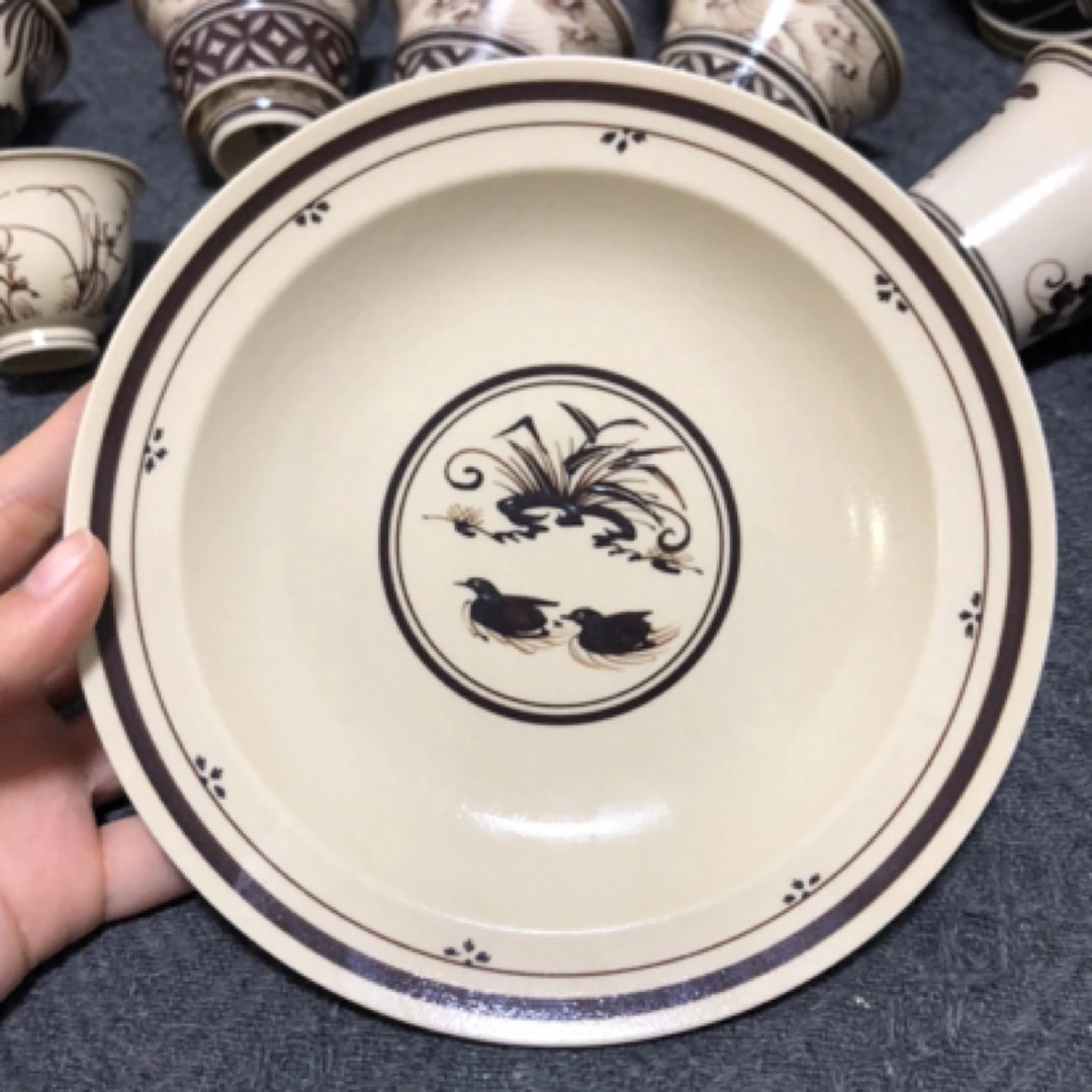 道器庐陵吉州窑风格壶承