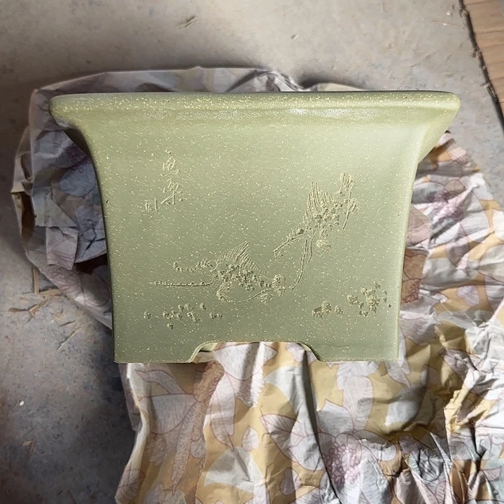 21×12手工绿泥四方