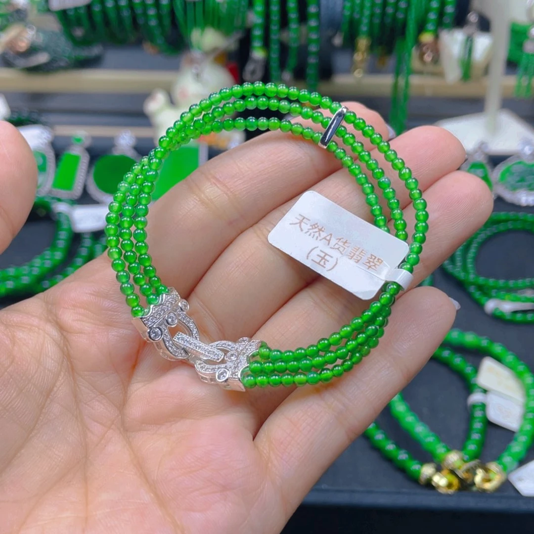 未镶嵌手链翡翠手链