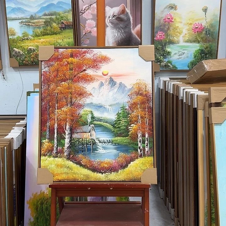 油画5060油画作品展作品展作品集展
