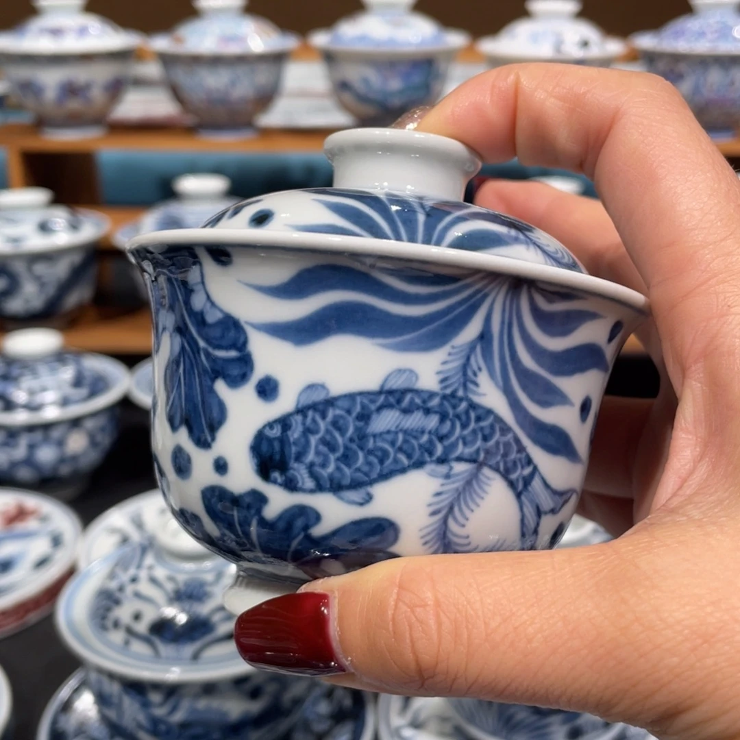 水***景德镇陶瓷手工制作