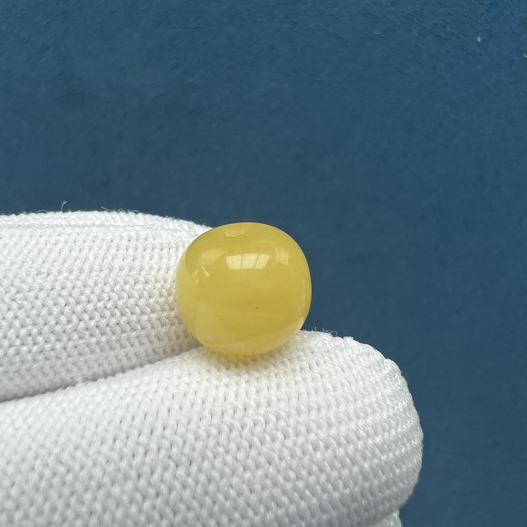 B9847天然原矿蜜蜡【微瑕】老型11.4*9.8mm支持复检假一罚十