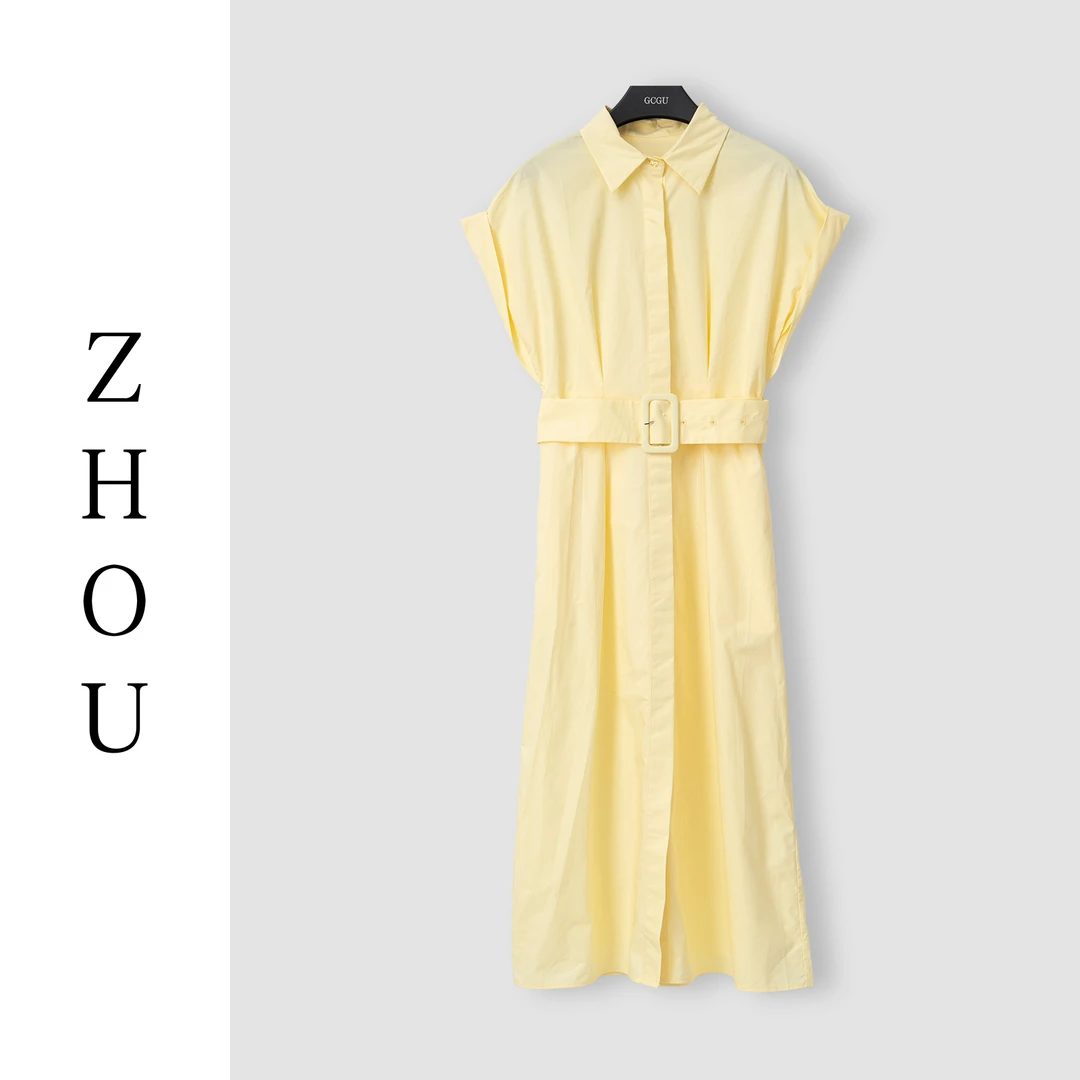 （周哥甄选）黄色连衣裙-23750