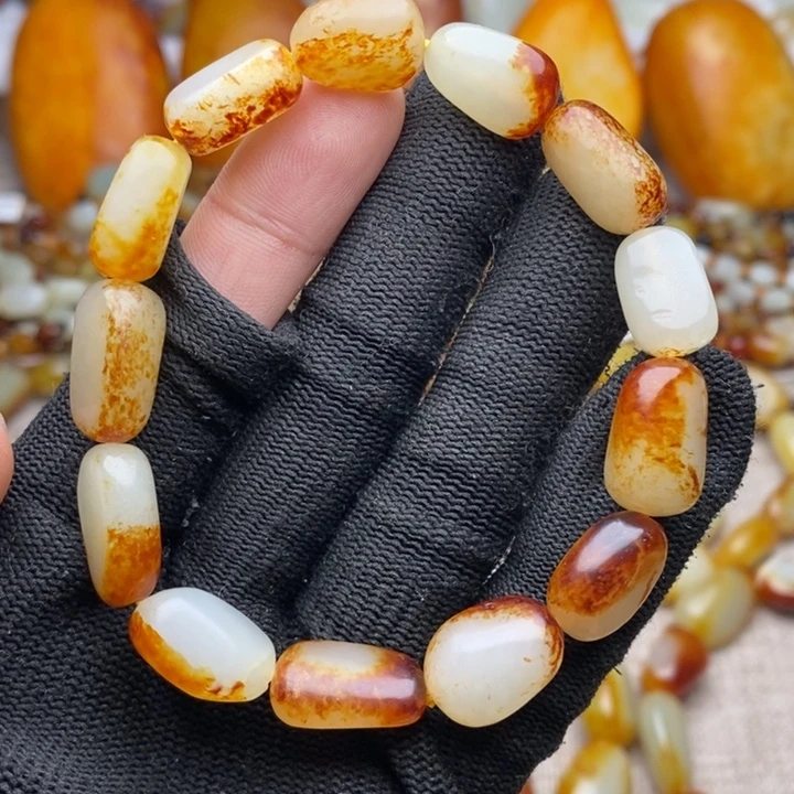 和田玉未镶嵌手链