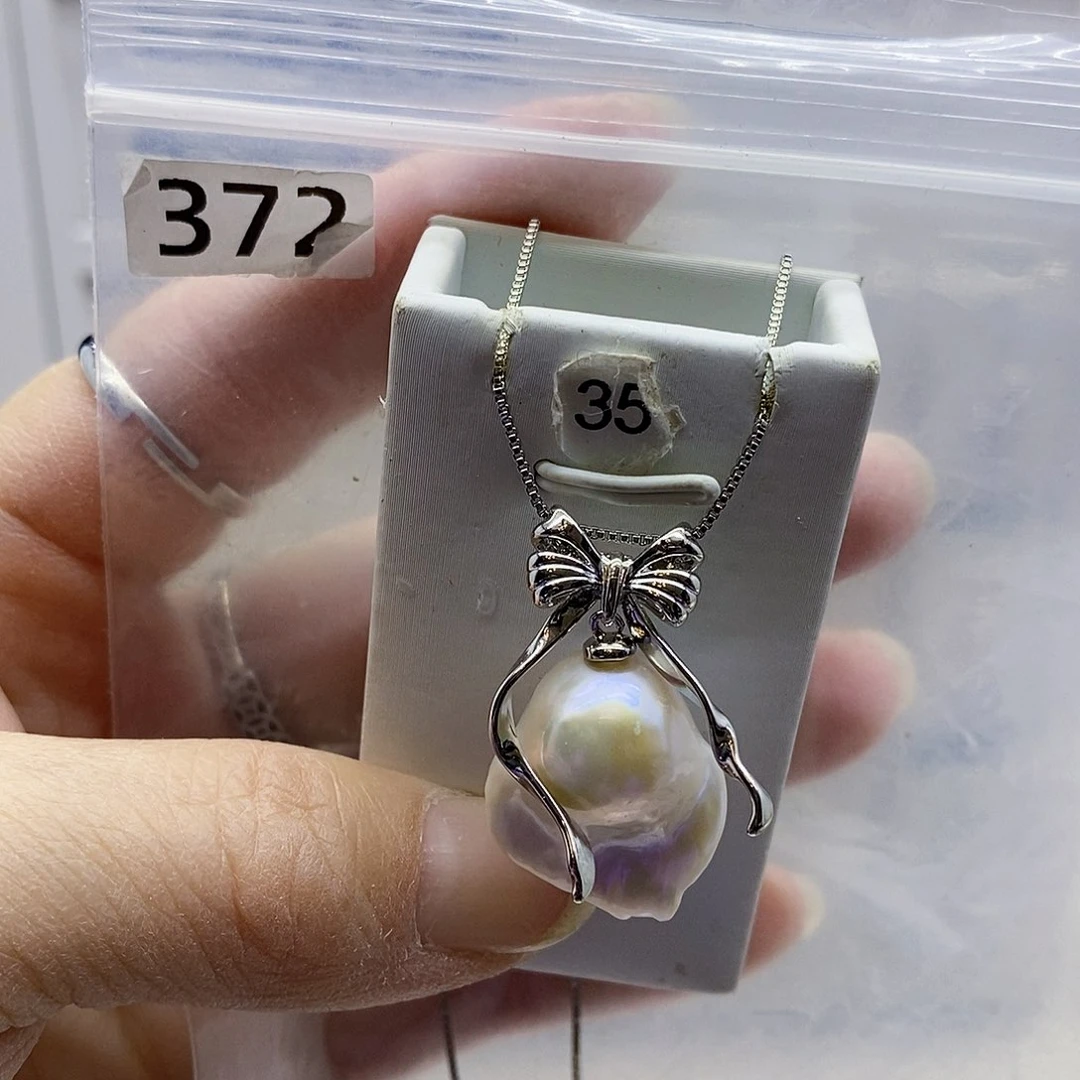 颈饰合金淡水珍珠