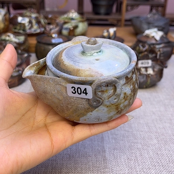 素***澜裸柴烧陶瓷手工茶器