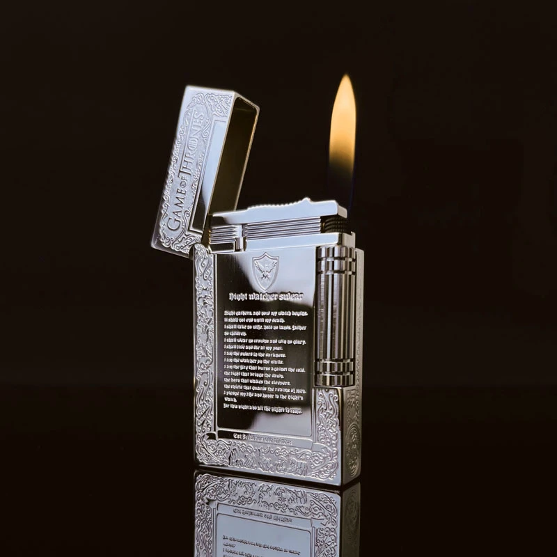 【七夕礼物】法国朗声打火机男士打火机打火机经典充气耐用点烟铜