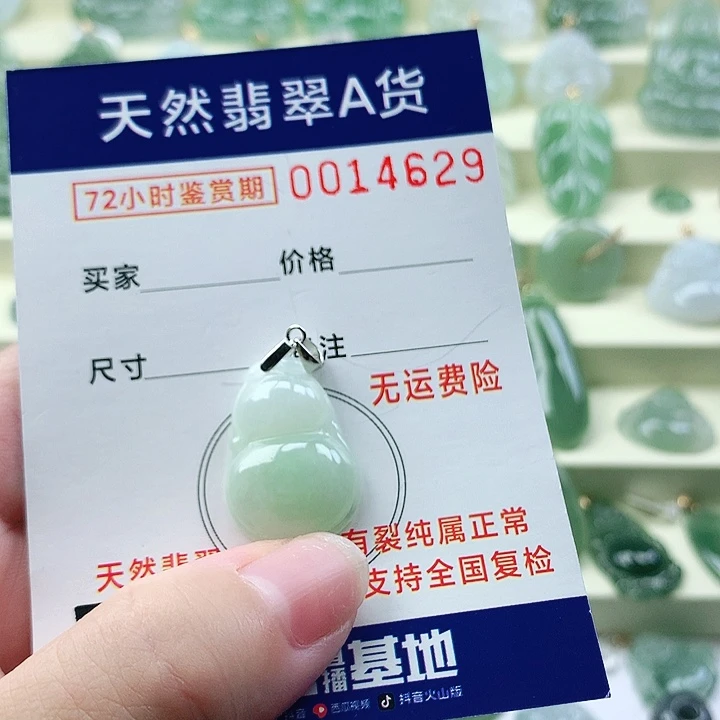 颈饰未镶嵌翡翠吊