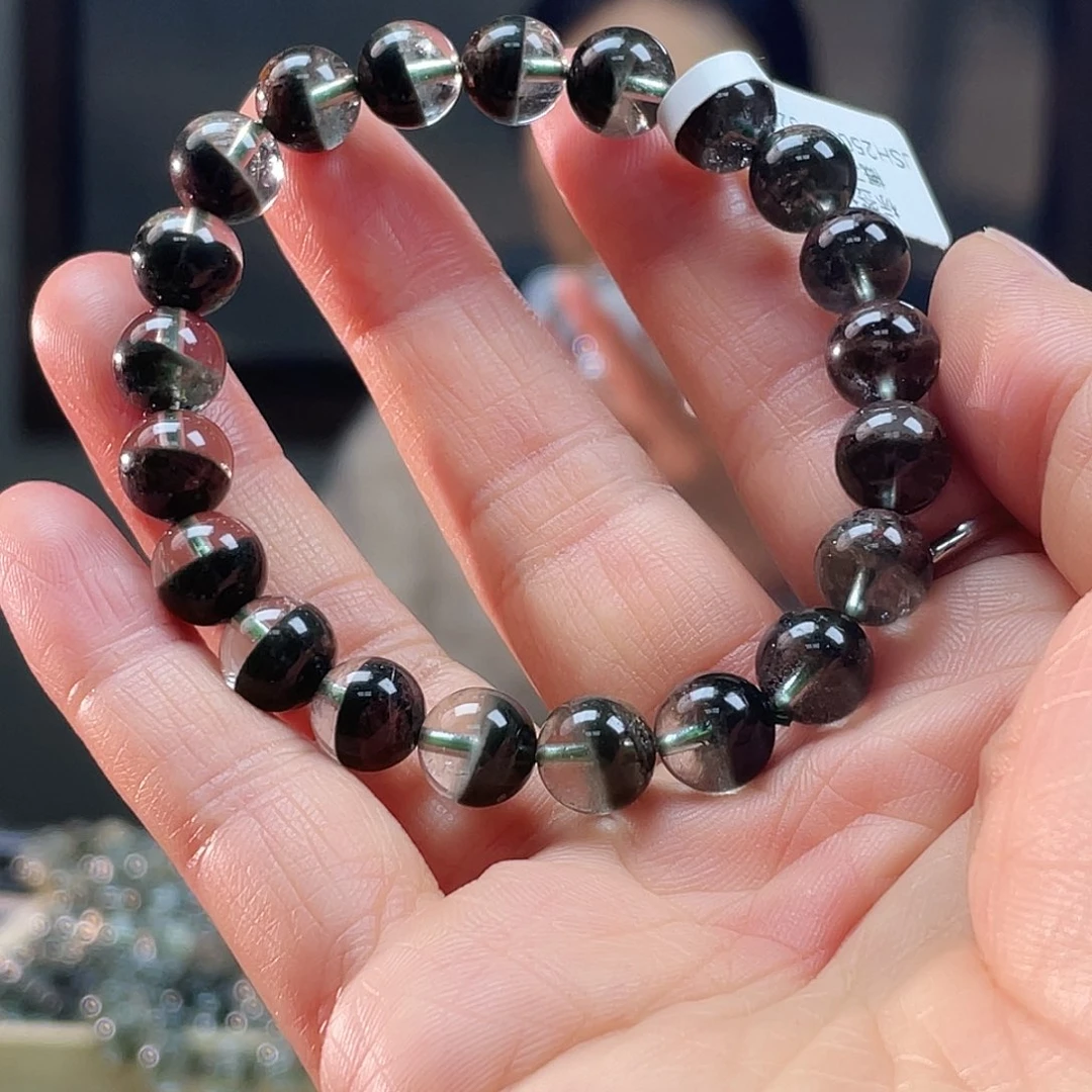 相***彤水晶手链未镶嵌聚宝盆