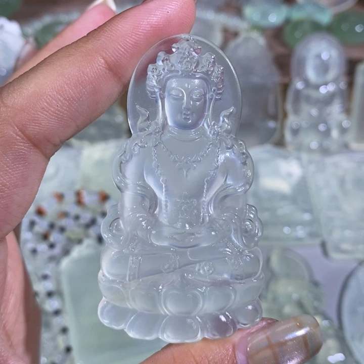 2***Y未镶嵌岫玉颈饰吊坠