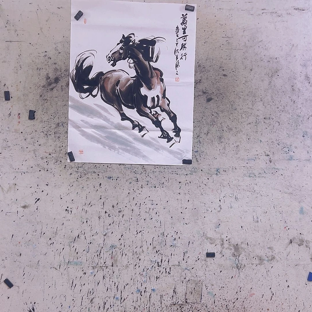 &***天国画三尺100x70cmcm