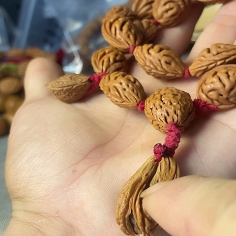 天***方碧桃核异形手持款