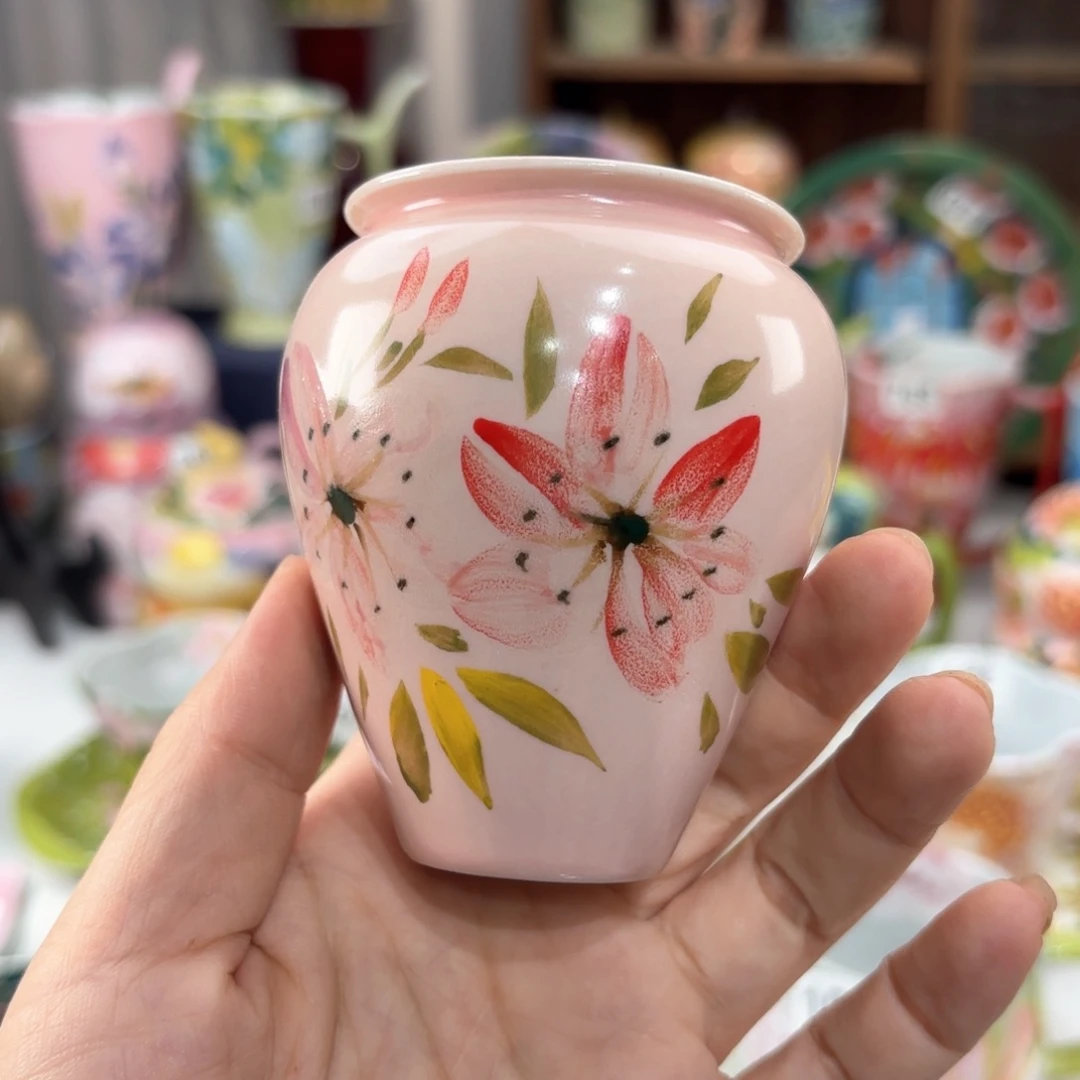 景德镇手绘高温釉下彩陶瓷茶具