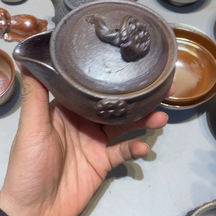 柴烧茶具陶瓷杯子