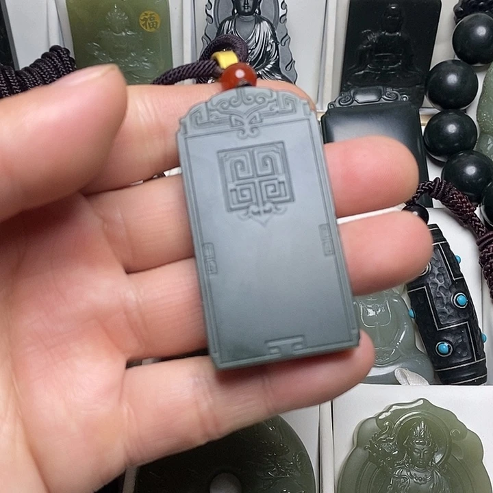 和田玉（青玉）未镶嵌颈饰