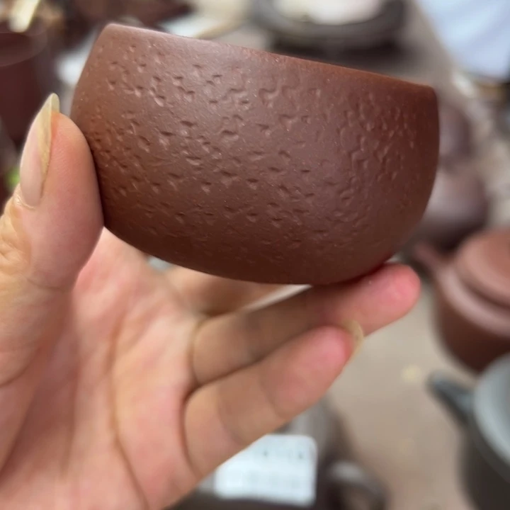 茶壶紫砂紫泥半手75
