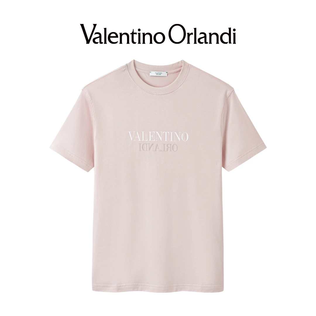 Valentinoorlandi男士夏季时尚印花圆领休闲T恤上衣纯棉1VT239175