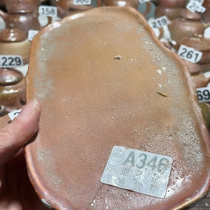 银***星纯手工捏制柴烧茶具