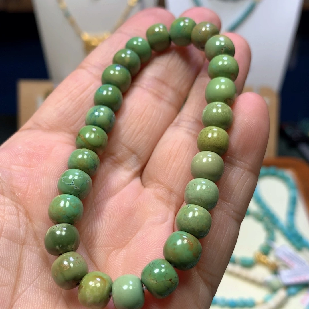 未镶嵌绿松石老型单圈8mm