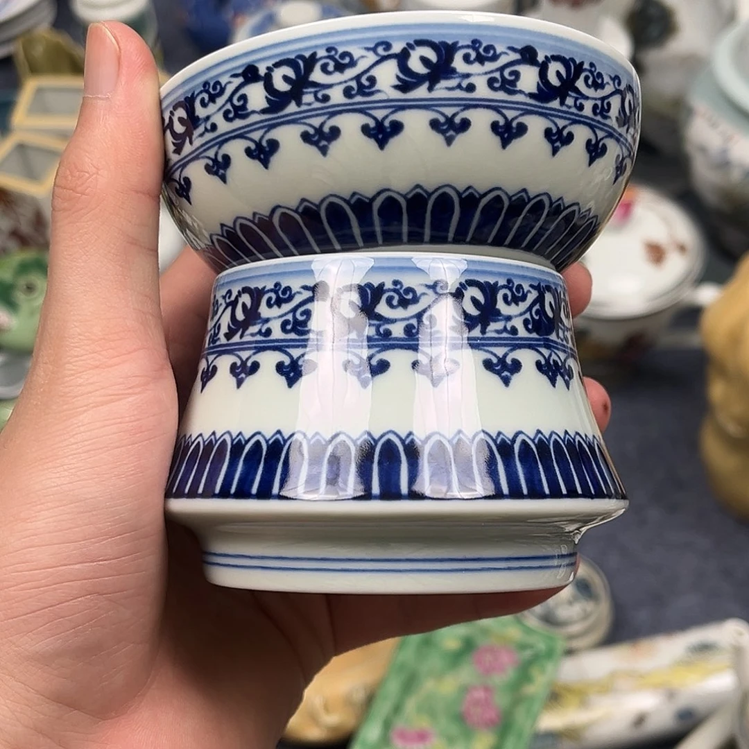 摆件景德镇陶瓷茶漏