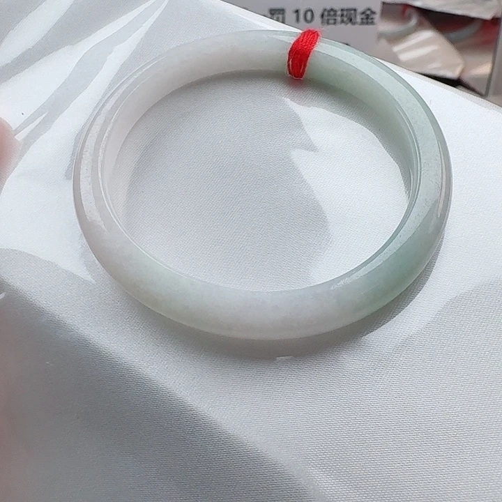 翡翠未镶嵌手镯53.4-贵妃8017