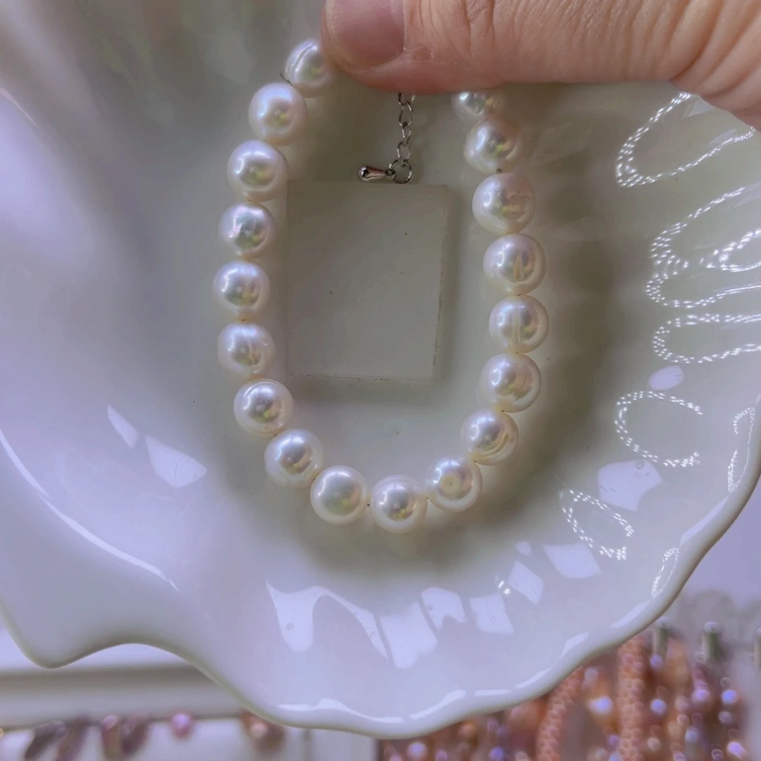 淡水珍珠手绳合金