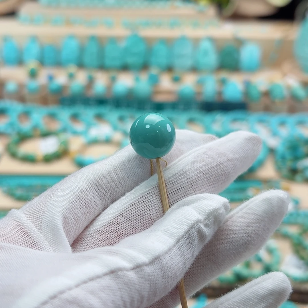 小***高绿松石未镶嵌珠宝奇石