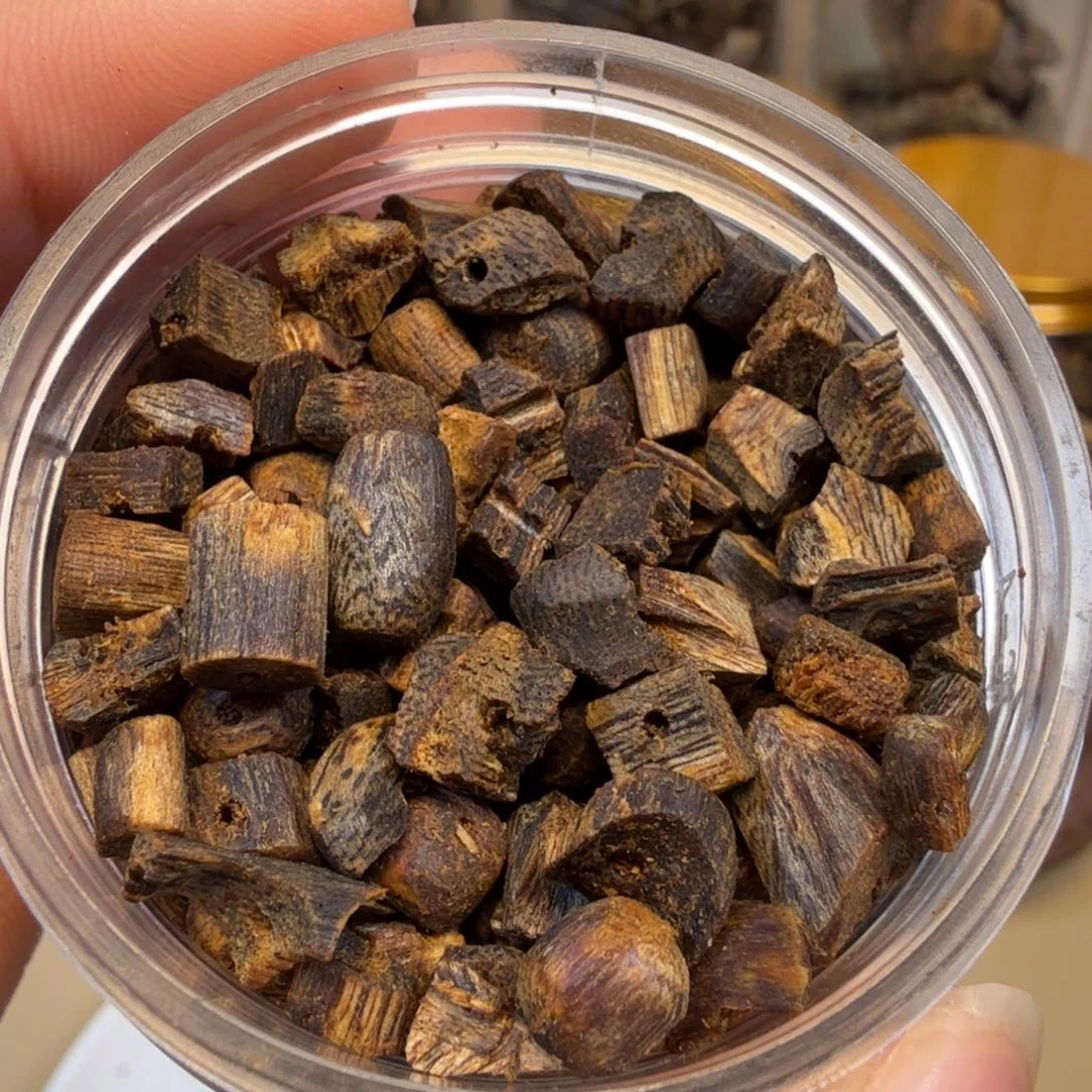 沉香沉香碎屑海南糖结树心油高端车珠料55克