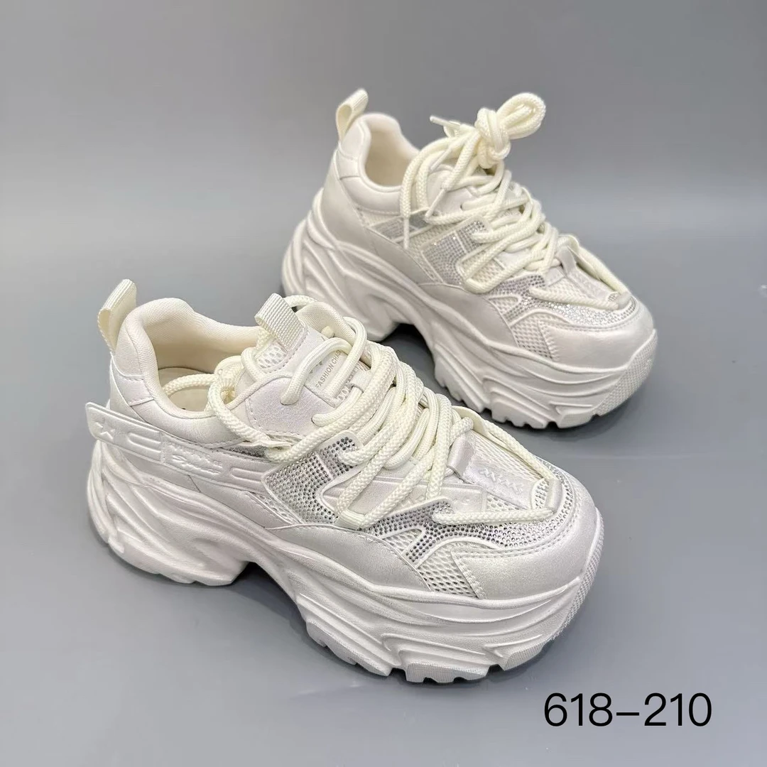 玛莎玛索新款618-210松糕厚底时尚百搭休闲单网老爹鞋网红潮鞋女