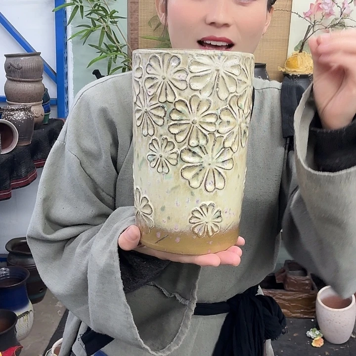 13×22-粗陶花盆有孔-买买买