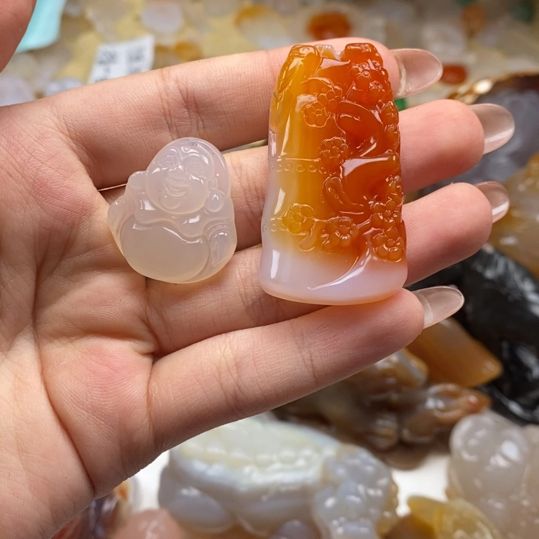 玛瑙/玉髓未镶嵌颈饰