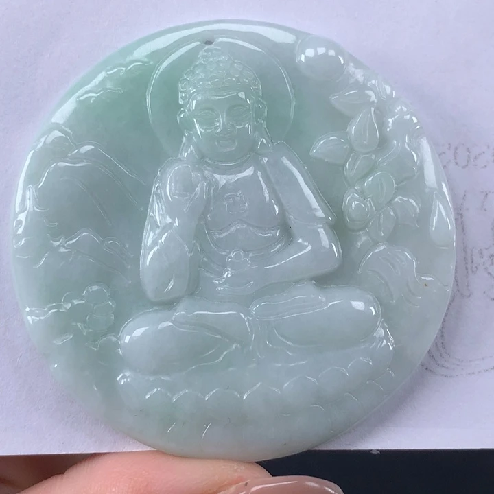 颈饰未镶嵌翡翠阿弥陀佛