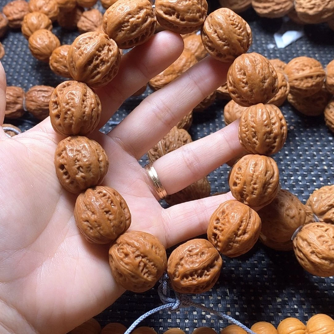 文玩核桃手串粗筋