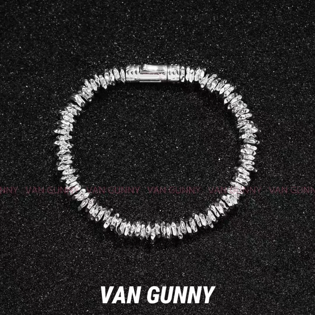 Van Gunny/万古尼 925银手链 【不一般的盘缠手链】精工重工银手链