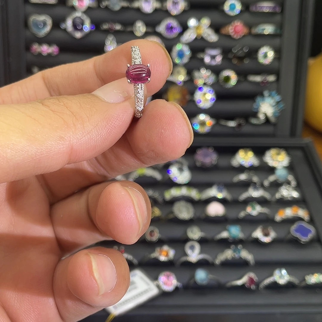 紫晶珠宝半成品未镶嵌