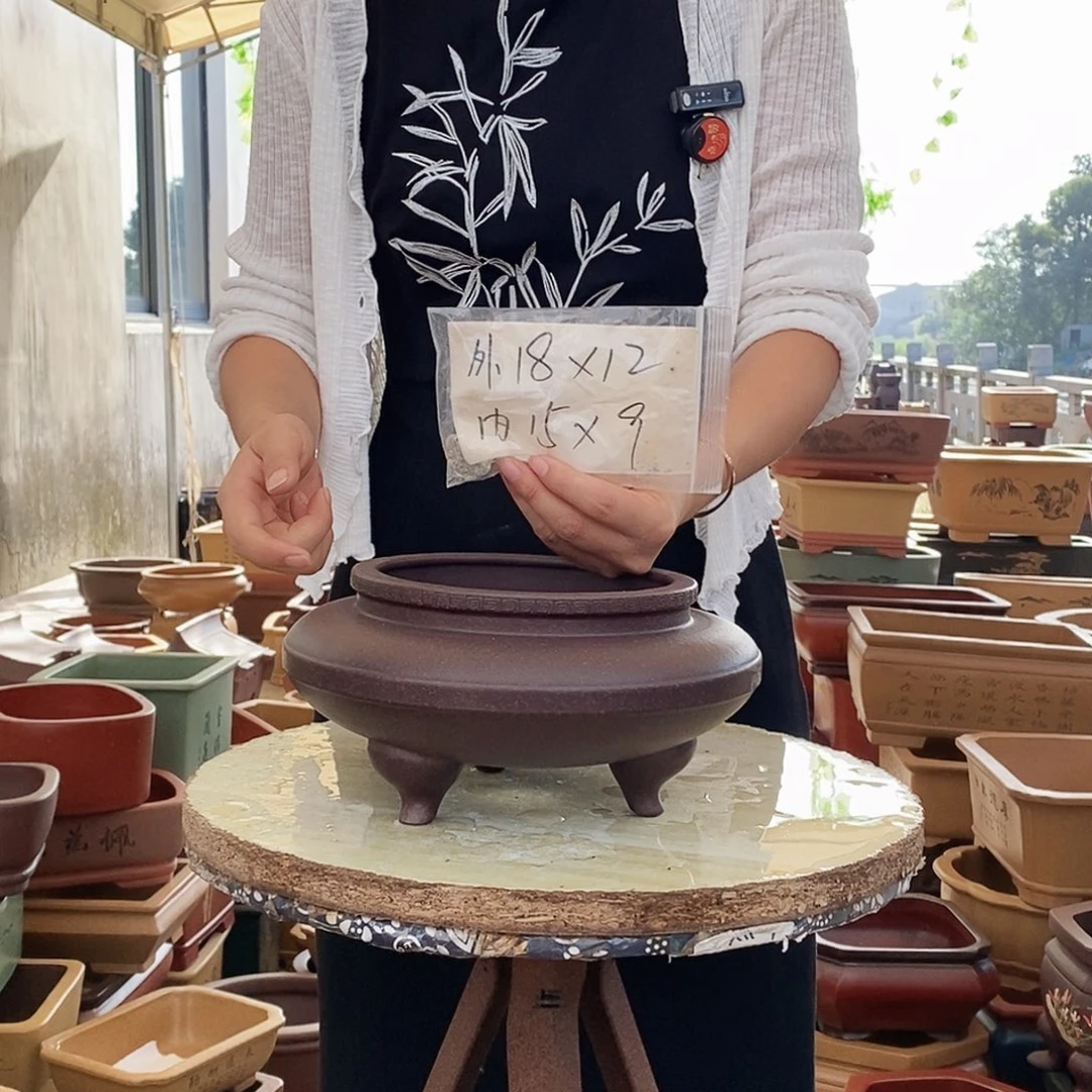 紫砂花盆紫砂花盆