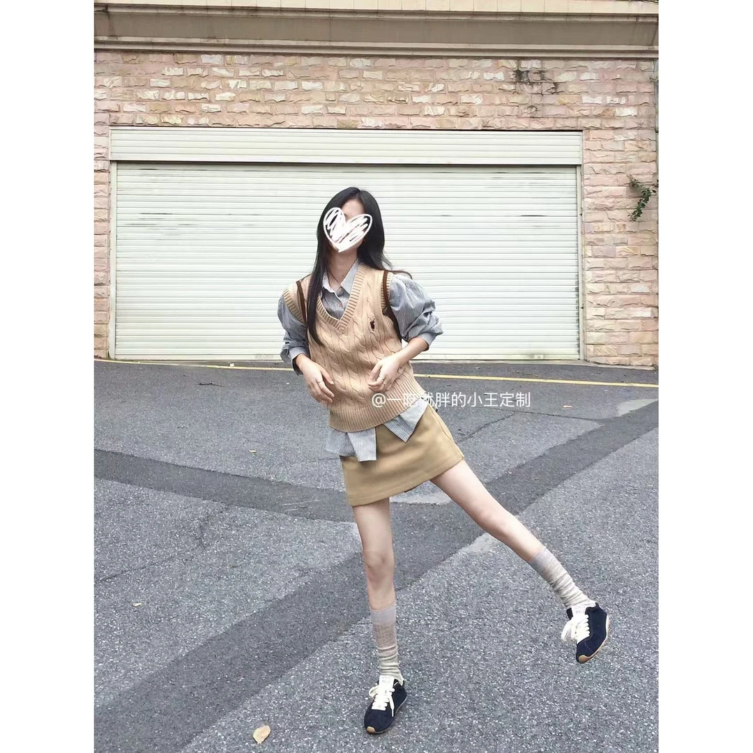 【小王家】女装针织宽松时尚套装休闲风日式气质韩版秋季慵懒风