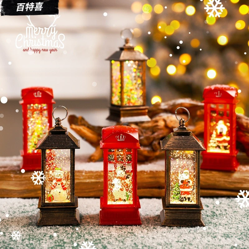 圣诞节装饰品氛围灯饰布置树拍摄夜灯拍照道具小礼物桌面摆件