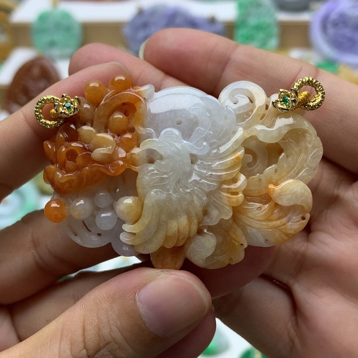 颈饰未镶嵌翡翠翡翠