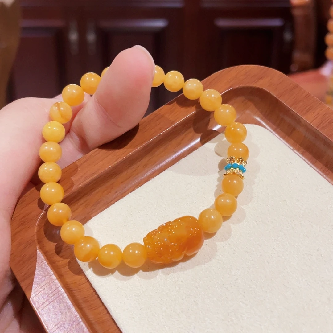 蜜蜡未镶嵌手串手串