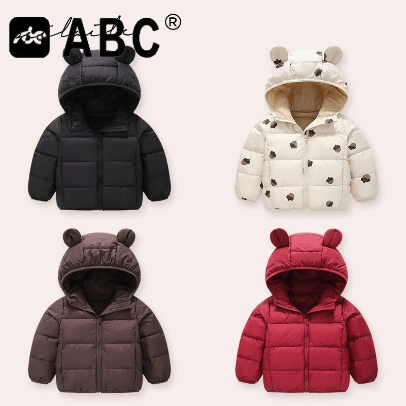 ABC婴儿童连体衣服宝宝羽绒拜秋冬羽绒服G1