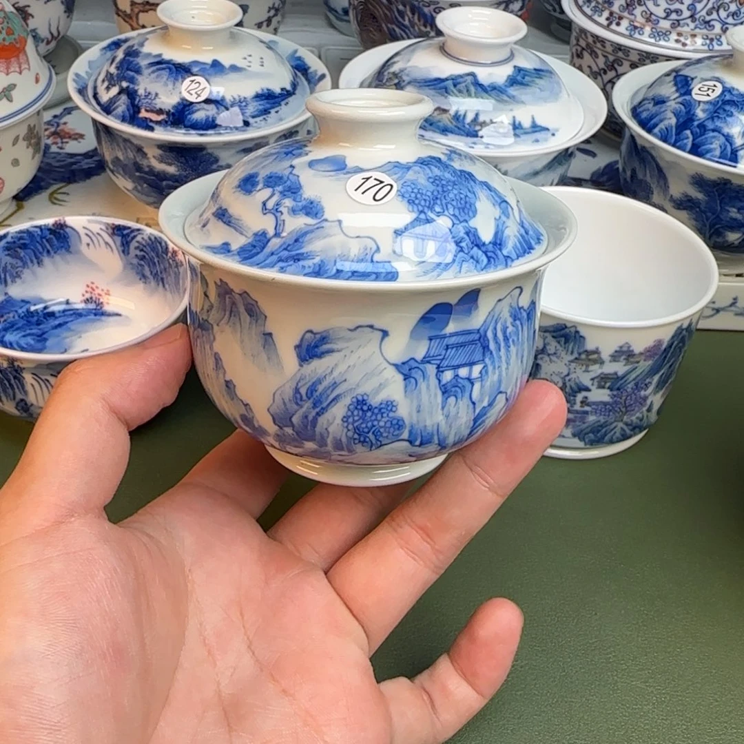 彦祖纯手工手绘茶具170