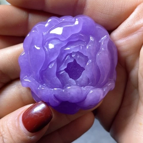 白玉菩提吊坠摆件