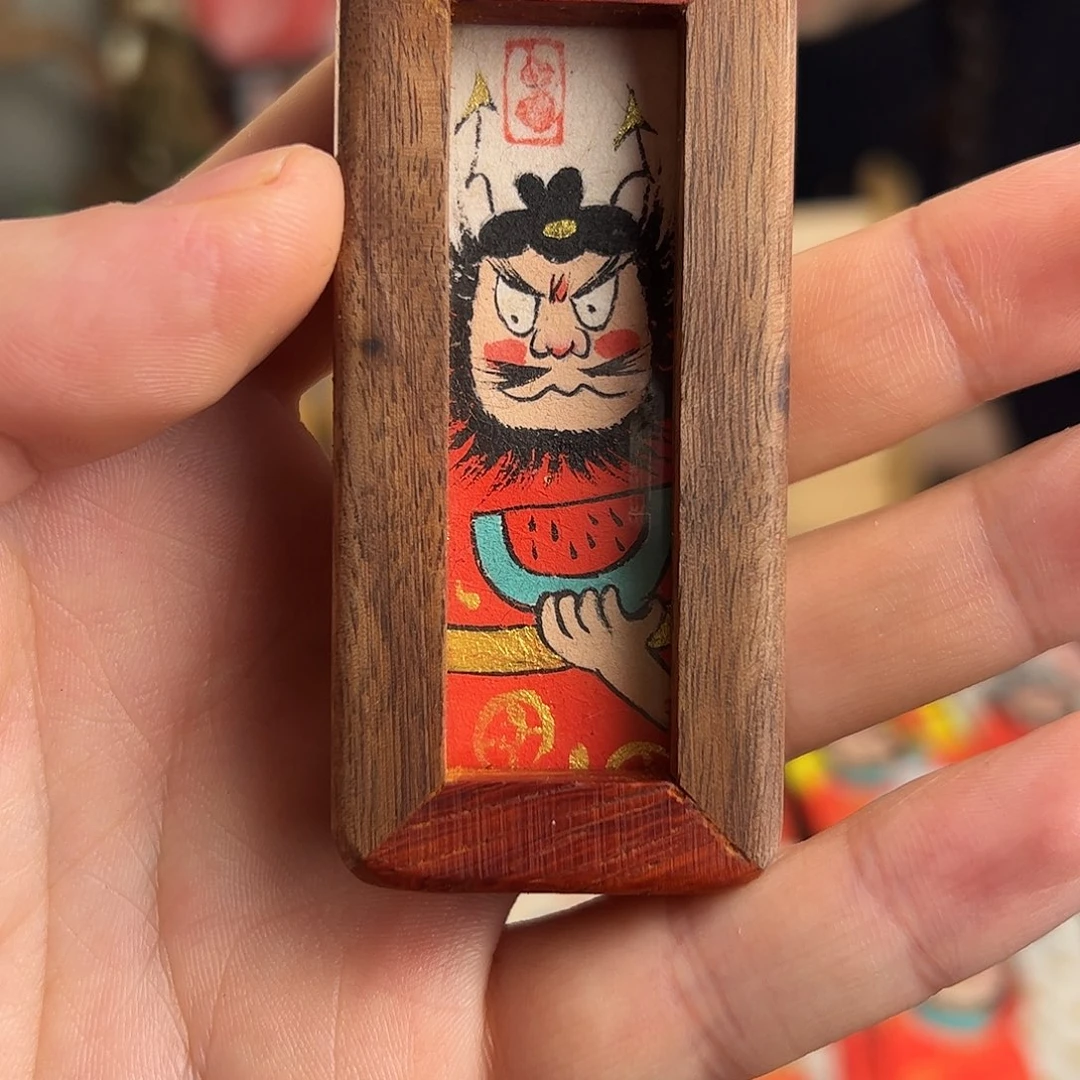芸***月纯手绘钟馗文创画